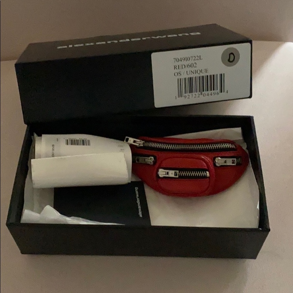 alexander wang attica soft fanny keychai